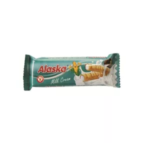   Alaska tejes krémmel töltött kukorica rúd 18 gr (gluténmentes)