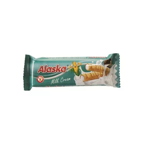 Alaska tejes krémmel töltött kukorica rúd 18 gr (gluténmentes)