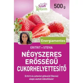 Szafi fitt eritrit stevia cukorhelyettesítő 500 gr