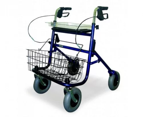 B-4258 4 kerekű fékes járókeret (rollátor)