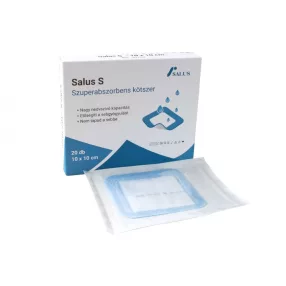 Salus S 10x10 cm-es superabsorbens kötszer steril