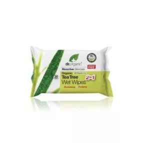 Dr. organic nedves törlőkendő BIO teafaolajjal