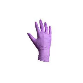   Hycare eco-silk nitril vizsgáló kesztyű L-es púdermentes 200 db/dob. lila