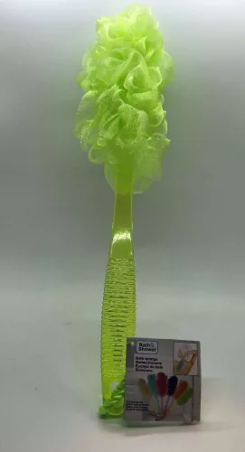 Fürdőszivacs nyeles 40 cm 6 színben