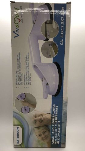 Fürdőszobai kapaszkodó tapadókorongos 33x12,5x7,5 cm vivamore