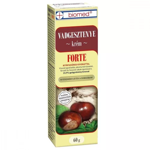 Biomed vadgesztenye krém forte 60 gr visszeres lábra