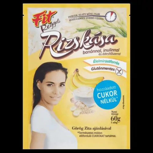 Fit reggeli rizskása banán ízesítéssel 60 gr