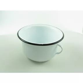 Éjjeli edény zománcos zöld 25 cm