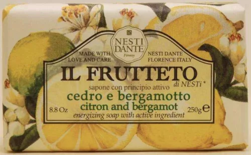 SZAPPAN NESTI DANTE CITRON+BERGAMOT 250 GR IL FRUTTETO