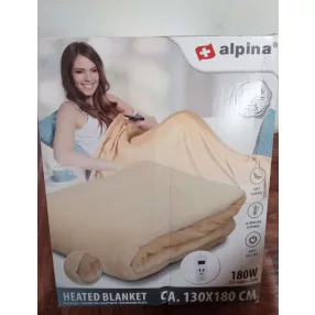 ALPINA ELEKTROMOS ÁGYMELEGÍTŐ 180W 130X180 CM 10 FOKOZAT