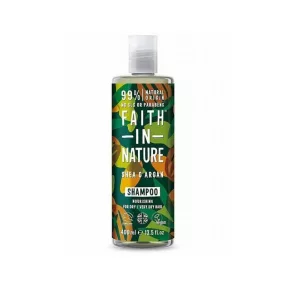   SHEA VAJ ÉS ARGÁN OLAJ SAMPON 400ML (FAITH IN NATUR) MINDEN HAJTÍPUSRA