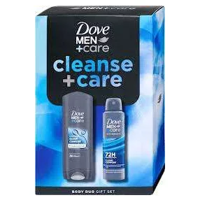 DOVE MEN + CARE CLEANSE AJÁNDÉKCSOMAG TUSFÜRDŐ+DEO