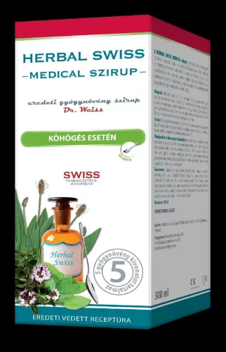 HERBAL SWISS MEDICAL SZIRUP KÖHÖGÉS ESETÉN 300 ML