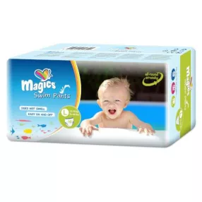 MAGICS ÚSZÓPELENKA L MÉRET 12-18 KG 10 DB/CS SWIMPANTS