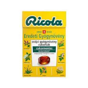 RICOLA EREDETI GYÓGYNÖVÉNYES CUKORKA 40 GR