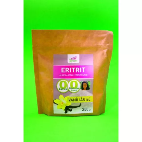 SZAFI ERITRIOL VANÍLIÁS CUKORHELYETTESÍTŐ 250 GR