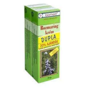BIOMED ROZMARING KRÉM 2X 70 GR (REUMÁS FÁJDALMAKRA) DUPLA