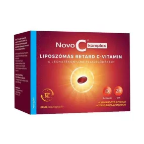   NOVO C KOMPLEX LIPOSZÓMÁLIS RETARD C VITAMIN +D3 +CINK 60 DB
