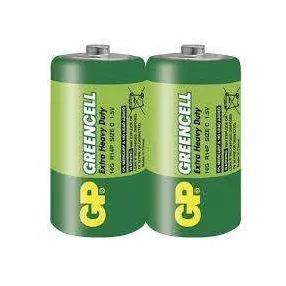ELEM GP 14G GREENCELL R14 BABY C MÉRET 1,5V 2DB/CS