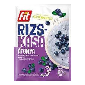FIT REGGELI RIZSKÁSA ÁFONYA ÍZESÍTÉSSEL 60 GR