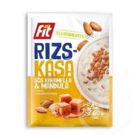   FIT REGGELI RIZSKÁSA SÓS KARAMELLA MANDULA ÍZESÍTÉSSEL 60 GR
