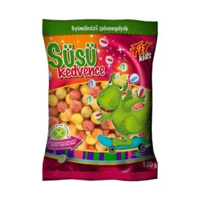   FIT KIDS SÜSÜ KEDVENCE GABONAGOLYÓK GYÜMÖLCSÖS 120 GR GLUTÉNMENTES