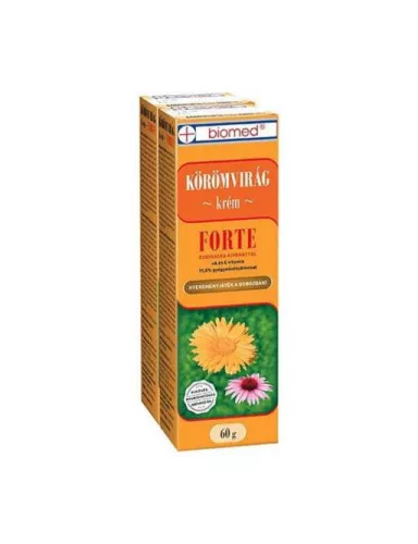 BIOMED KÖRÖMVIRÁG KRÉM FORTE DUPLA 60 + 60 GR
