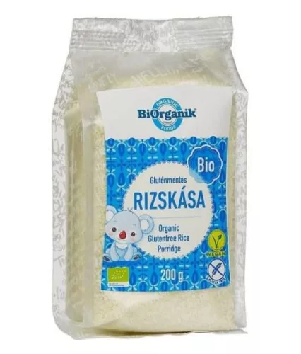 BIORGANIK RIZSKÁSA 200 GR GLUTÉNMENTES