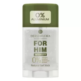 DERMAFLORA 0% FÉRFI GÉL STIFT 50 ML INTENSITY FOR HIM