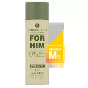   DERMAFLORA NATURAL 0% TUSFÜRDŐ ÉS SAMPON 250 ML INTENSITY FOR HIM