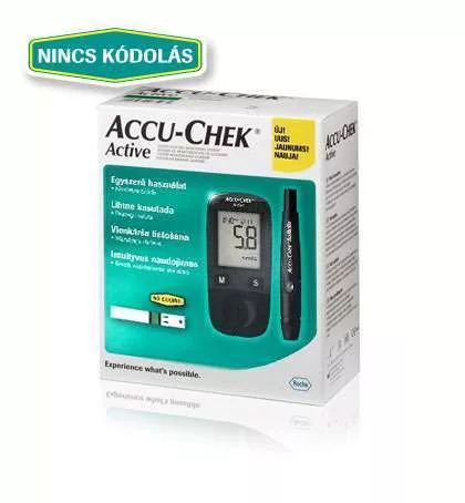 ACCU-CHEK ACTIVE VÉRCUKORSZINTMÉRŐ KÉSZÜLÉK KIT ÚJ