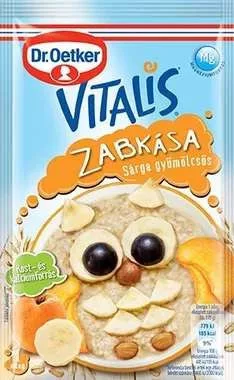 VITALIS ZABKÁSA SÁRGA GYÜMÖLCSÖS 50 G DR OETKER