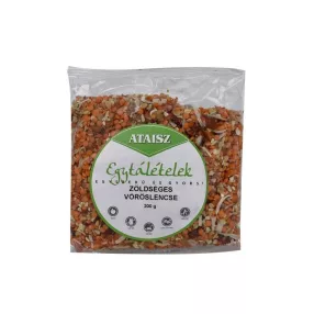   ATAISZ EGYTÁL ZÖLDSÉGES VÖRÖSLENCSE PIRÍTOTT MOGYORÓVAL 200 GR