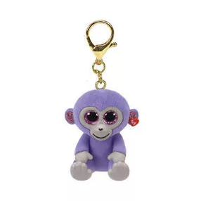 TY MINI BOOS CLIP MŰANYAG FIGURA GRAPES LILA MAJOM