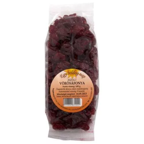 EGY BOLDOG NAP ASZALT VÖRÖSÁFONYA 100 GR