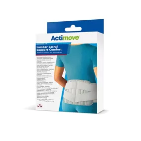   ACTIMOVE 2 XL-ES LUMBAR SACRAL DERÉKTÁMASZTÓ ÖV NYOMÓPÁRNÁVAL 115-130 CM