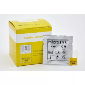 1MICRO INR VÉRALVADÁSMÉRŐ TESZT CHIP 25 DB/DOB