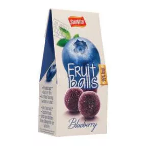 SUNVITA GYÜMÖLCSGOLYÓ KÉKÁFONYA 95% GYÜMÖLCS 80 GR
