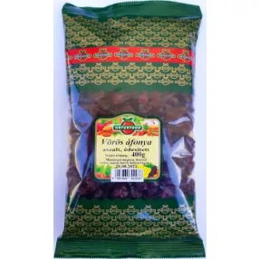 NATURFOOD ASZALT VÖRÖSÁFONYA ÉDESÍTETT 400 GR