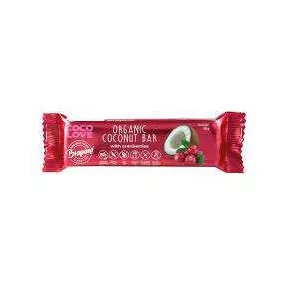   BIOPONT BIO COCO LOVE KÓKUSZ-VÖRÖSÁFONYA SZELET 30 GR LAKTÓZ ÉS GLUTÉNMENTES