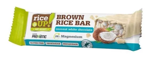 RICE UP SZELET FEHÉRCSOKIS KÓKUSZOS 18 GR GLUTÉNMENTES