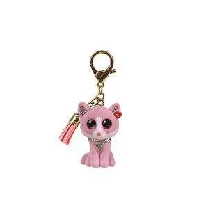 TY MINI BOOS CLIP PLÜSSFIGURA FIONA RÓZSASZÍN MACSKA