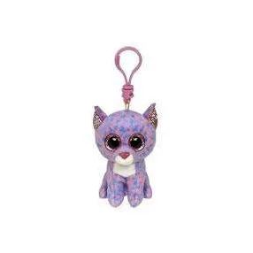 TY BOOS PLÜSSFIGURA CLIP 8,5 CM CASSIDY LILA MACSKA