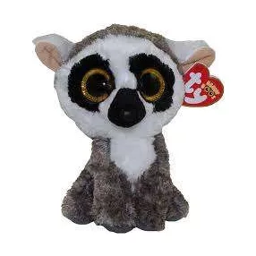 TY BOOS PLÜSSFIGURA 15 CM LINUS LEMÚR