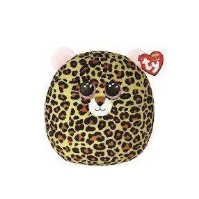   TY SQUISH-A-BOSS PÁRNA ALAKÚ PLÜSS FIGURA LIVVIE LEOPÁRD 22 CM