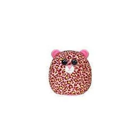   TY SQUISH-A-BOSS PÁRNA ALAKÚ PLÜSS FIGURA LAINEY RÓZSASZÍN LEOPÁRD 22 CM