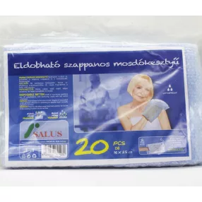 1SALUS MOSDATÓ KESZTYŰ SZAPPANOZOTT 20 DB/CSOM