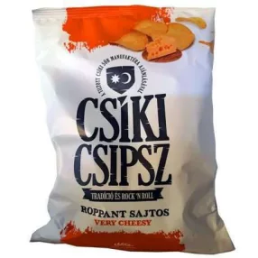 CSÍKI CSIPSZ ROPPANT SAJTOS CHIPS 50 GR GLUTÉNMENTES