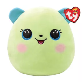   TY SQUISH-A-BOSS PÁRNA ALAKÚ PLÜSS FIGURA CLOVER ZÖLD MACI 22 CM