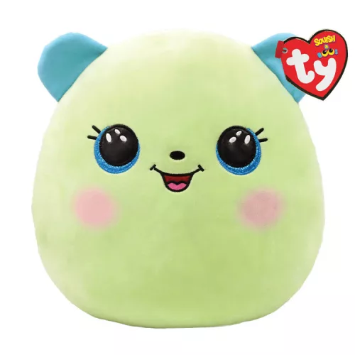 TY SQUISH-A-BOSS PÁRNA ALAKÚ PLÜSS FIGURA CLOVER ZÖLD MACI 22 CM